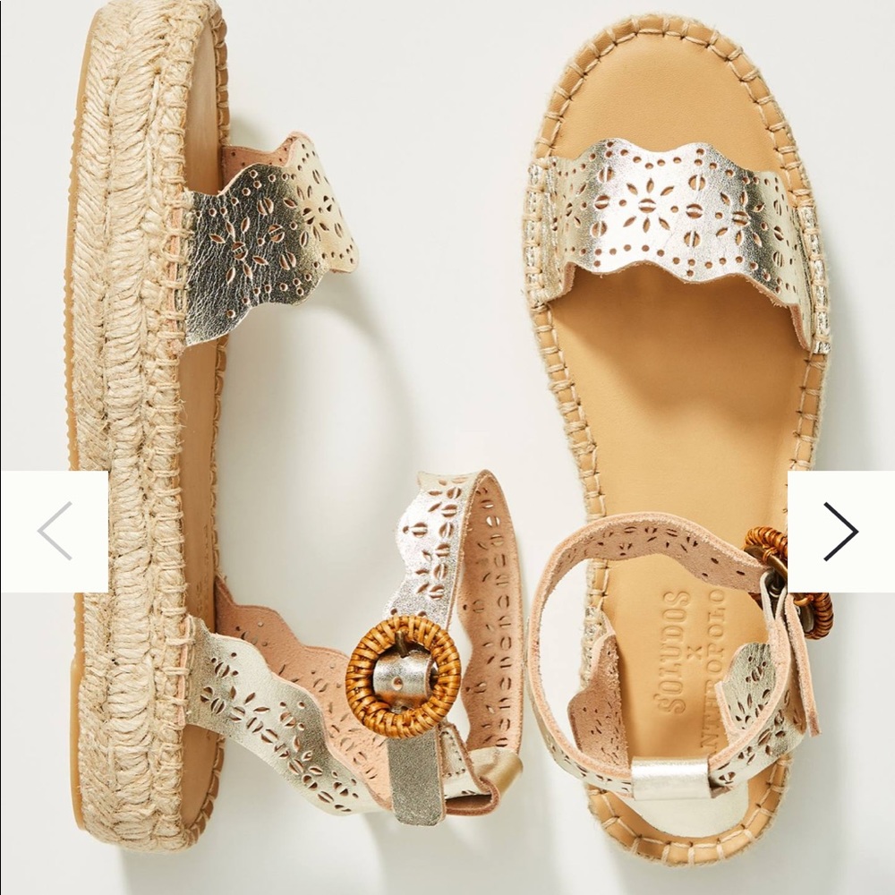 NEW Soludos Anthropologie Cadiz Espadrilles